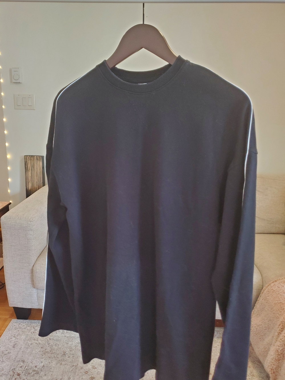 twik Organic Cotton Long-Sleeve Top – Black & White